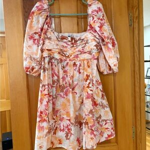 Abercrombie & Fitch Floral Print Mini Dress
